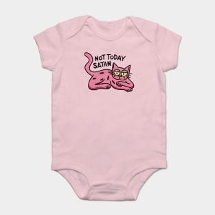 Not Today Satan Baby Bodysuit